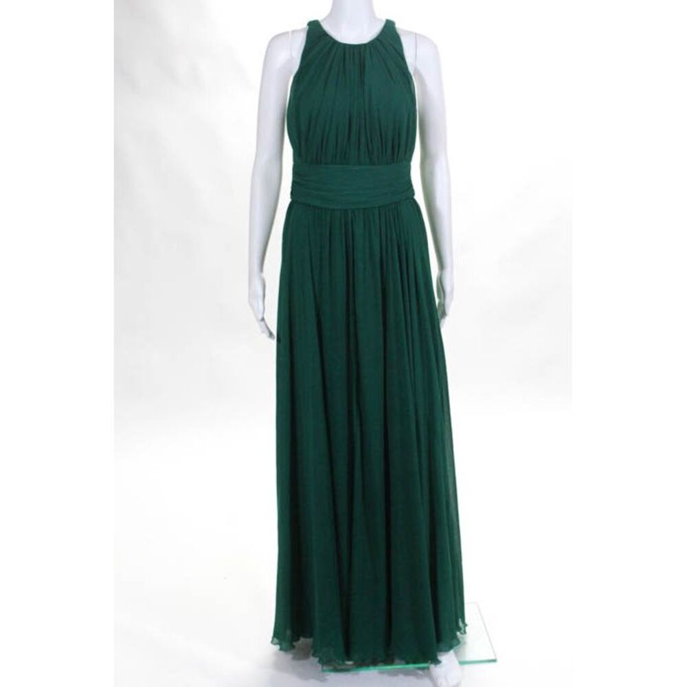 Badgley Mischka Fluorite Emerald Gala Gown MSRP $740 Size 8 10451752